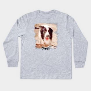 Bandit the Dog From Little House on the Prairie Kids Long Sleeve T-Shirt